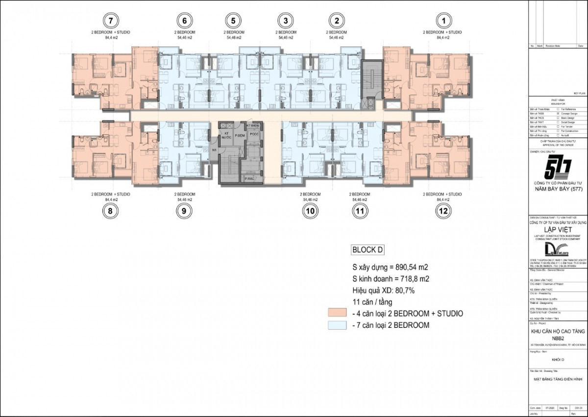 Mặt bằng Block C  - CITY GATE