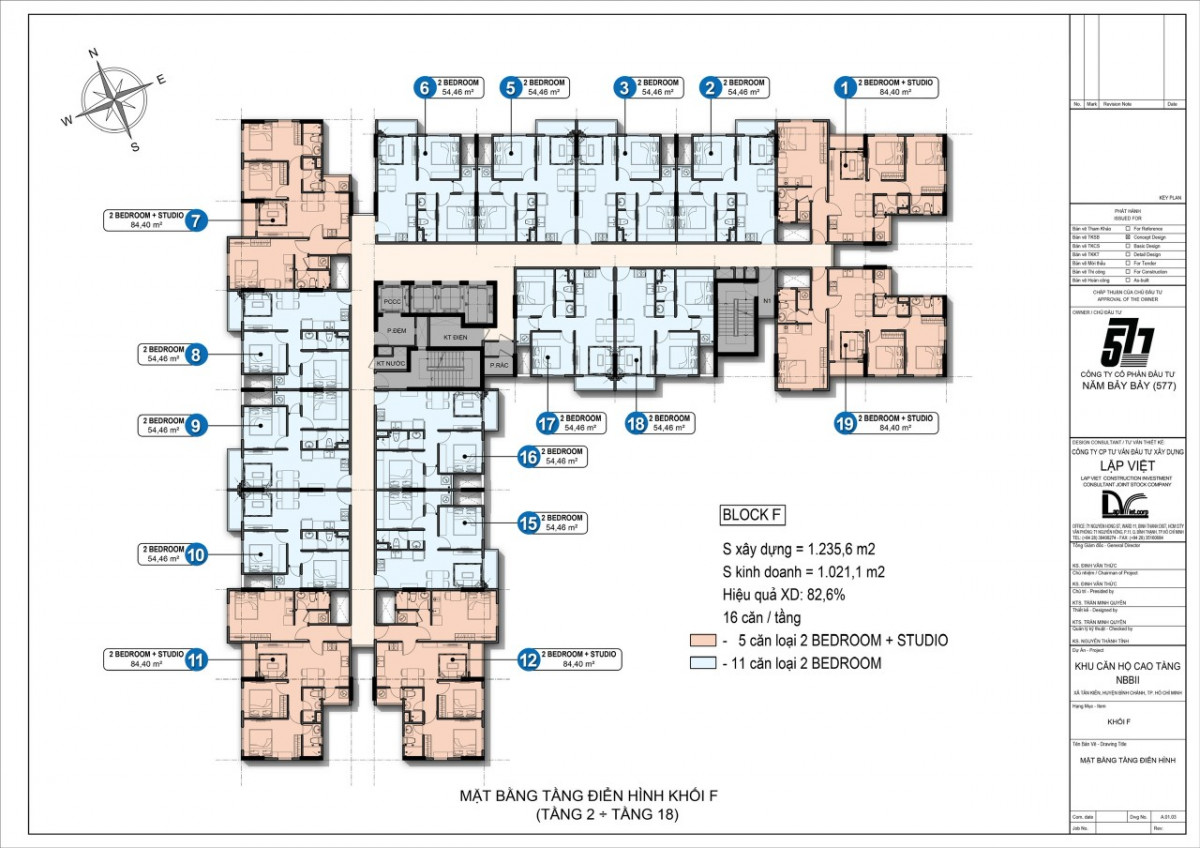 Mặt bằng Block C  - CITY GATE